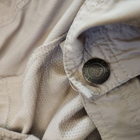 Columbia Sportswear Co. Cargo Short 42W Tan Omni- Shade Sun Protection With Belt - Picture 13 of 15